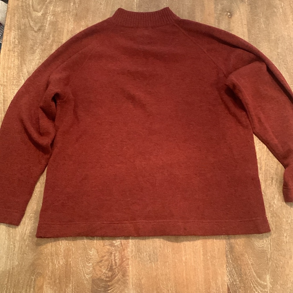 Pendleton Large Wool Blend Quarter Zip Pullover I… - image 3